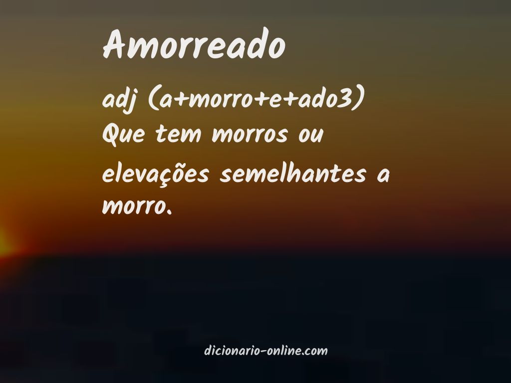 Significado de amorreado