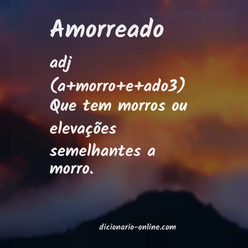 Significado de amorreado