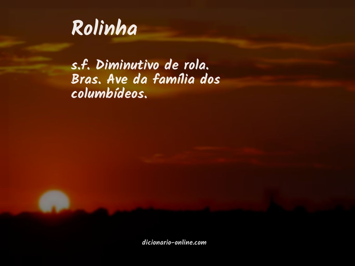 Significado de rolinha