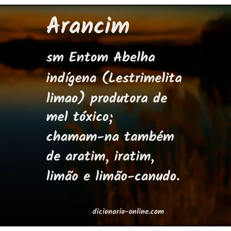 Significado de arancim
