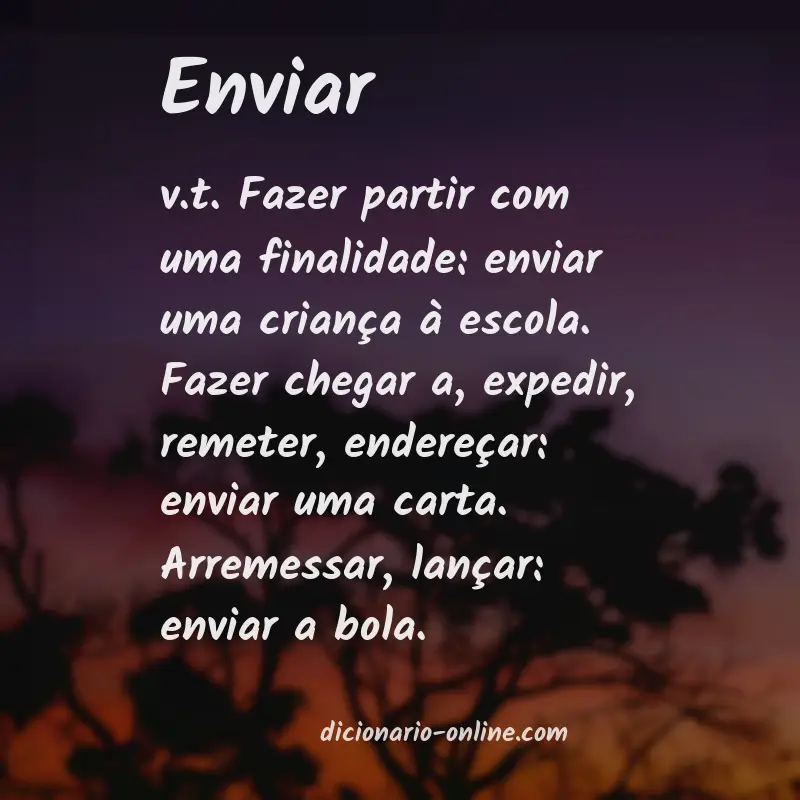 Significado de enviar