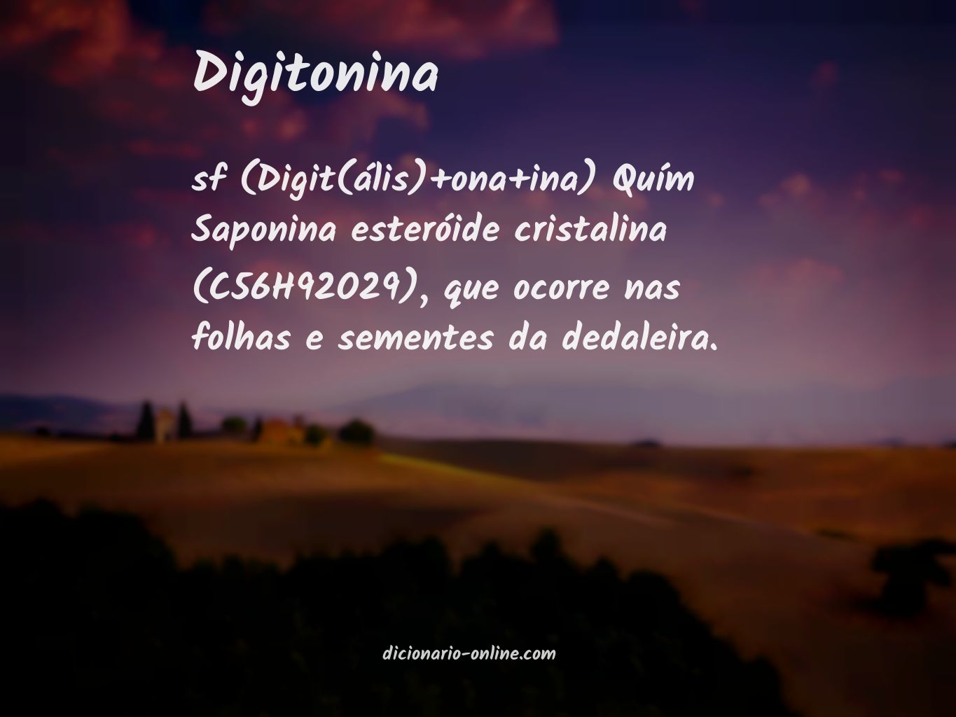 Significado de digitonina