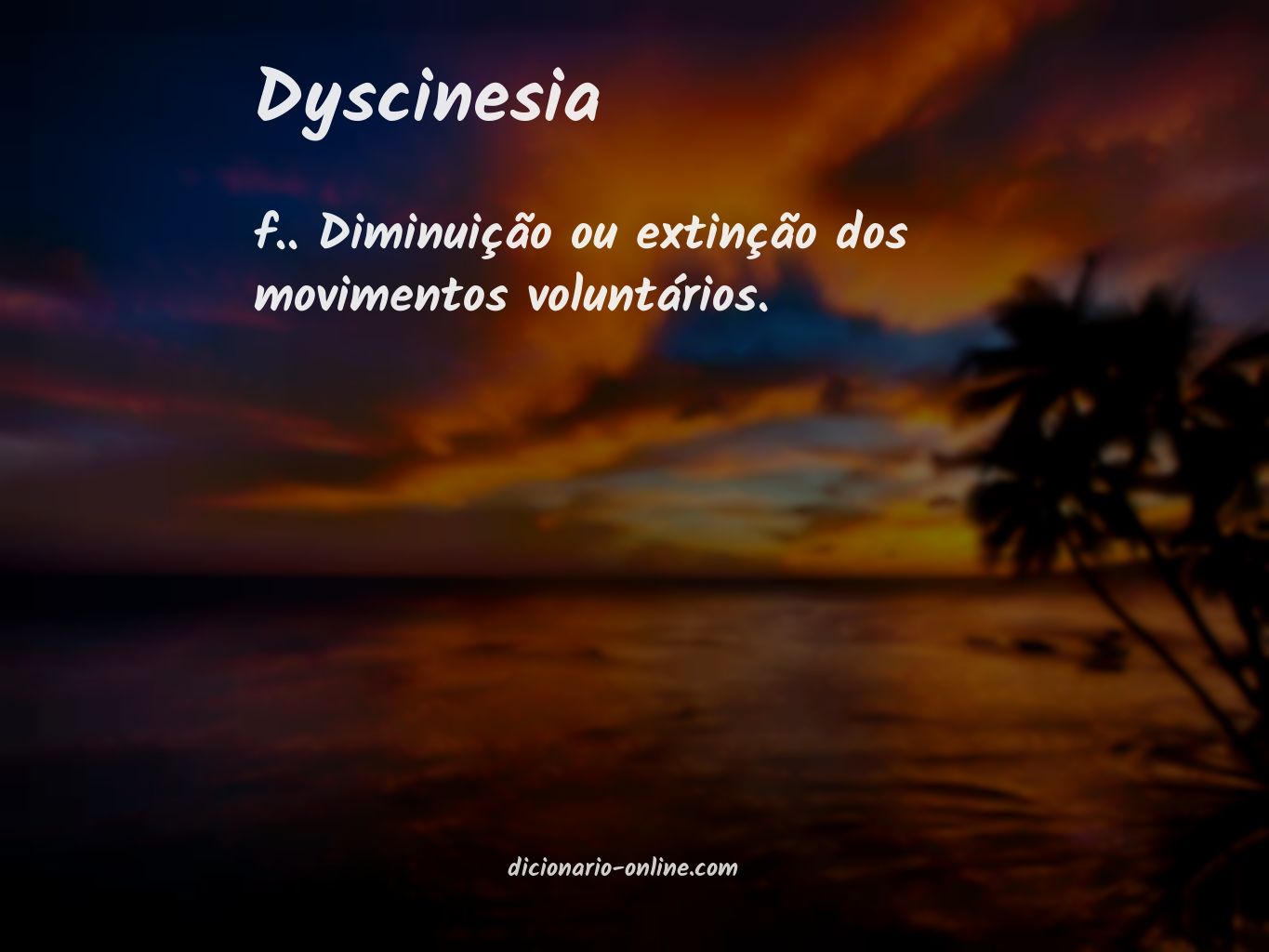 Significado de dyscinesia