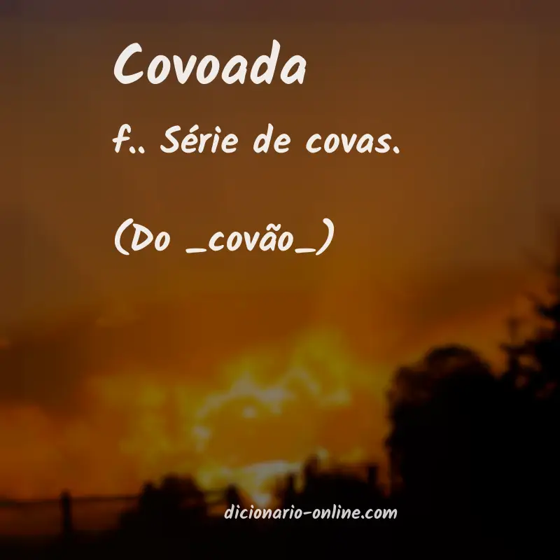 Significado de covoada