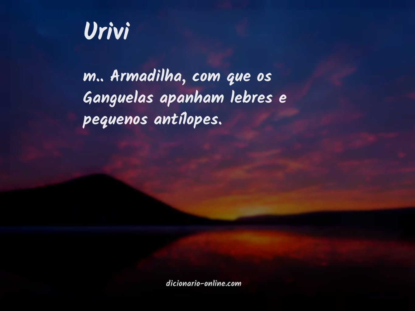 Significado de urivi