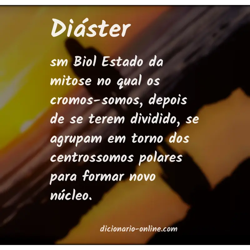 Significado de diáster
