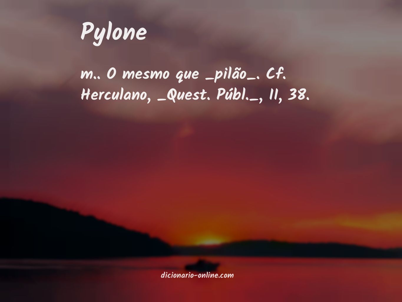 Significado de pylone