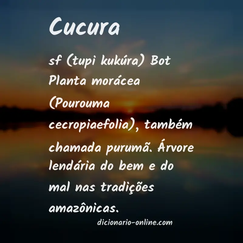 Significado de cucura