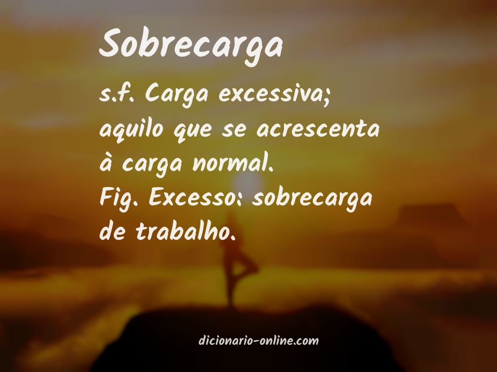 Significado de sobrecarga