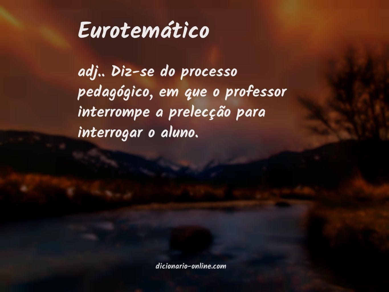 Significado de eurotemático