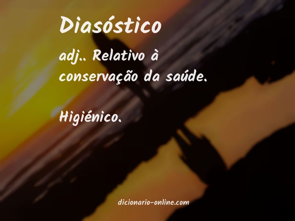 Significado de diasóstico