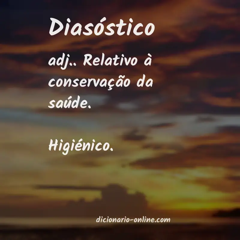 Significado de diasóstico