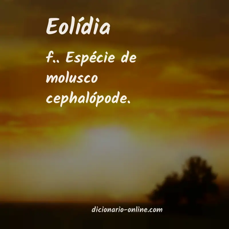 Significado de eolídia