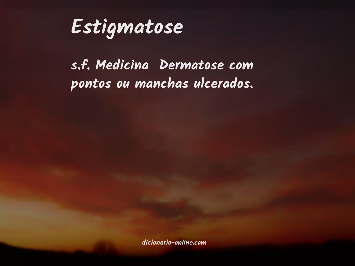 Significado de estigmatose