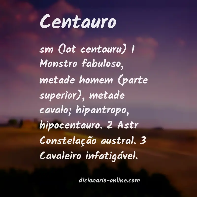 Significado de centauro