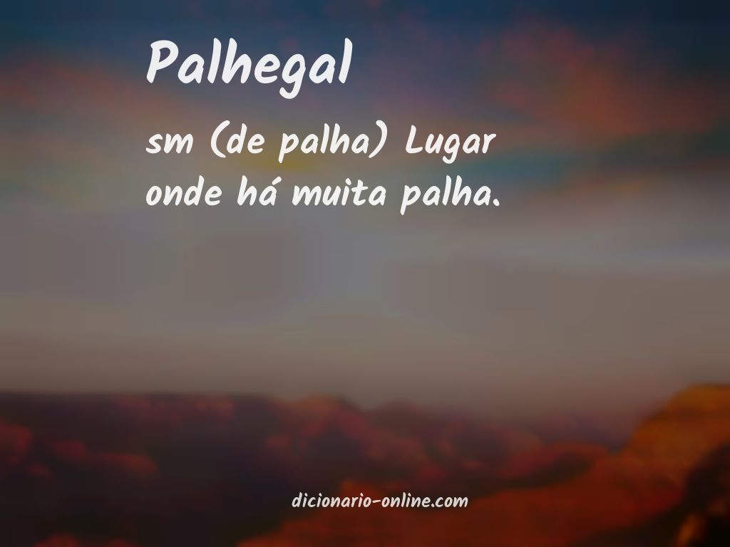 Significado de palhegal