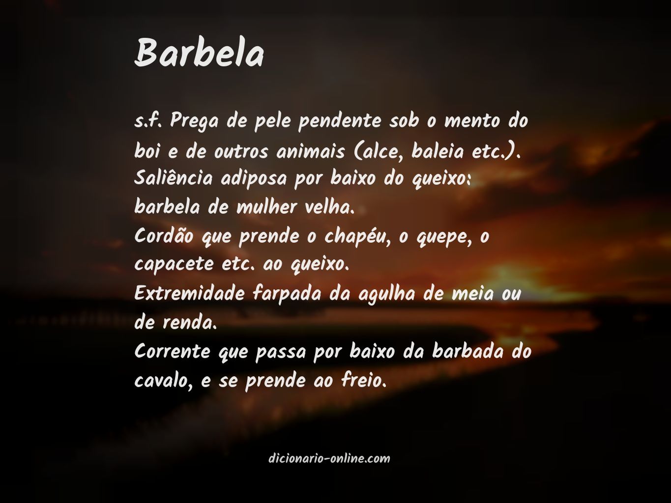 Significado de barbela