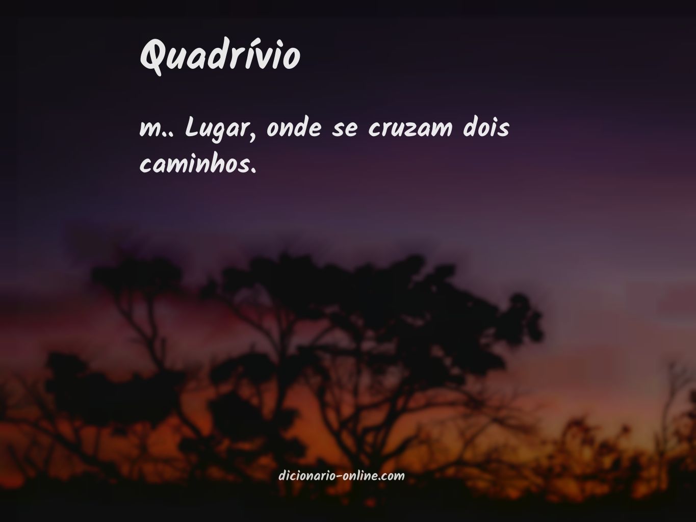 Significado de quadrívio