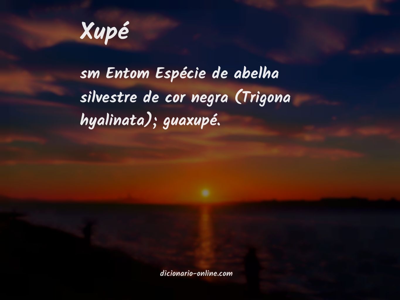 Significado de xupé