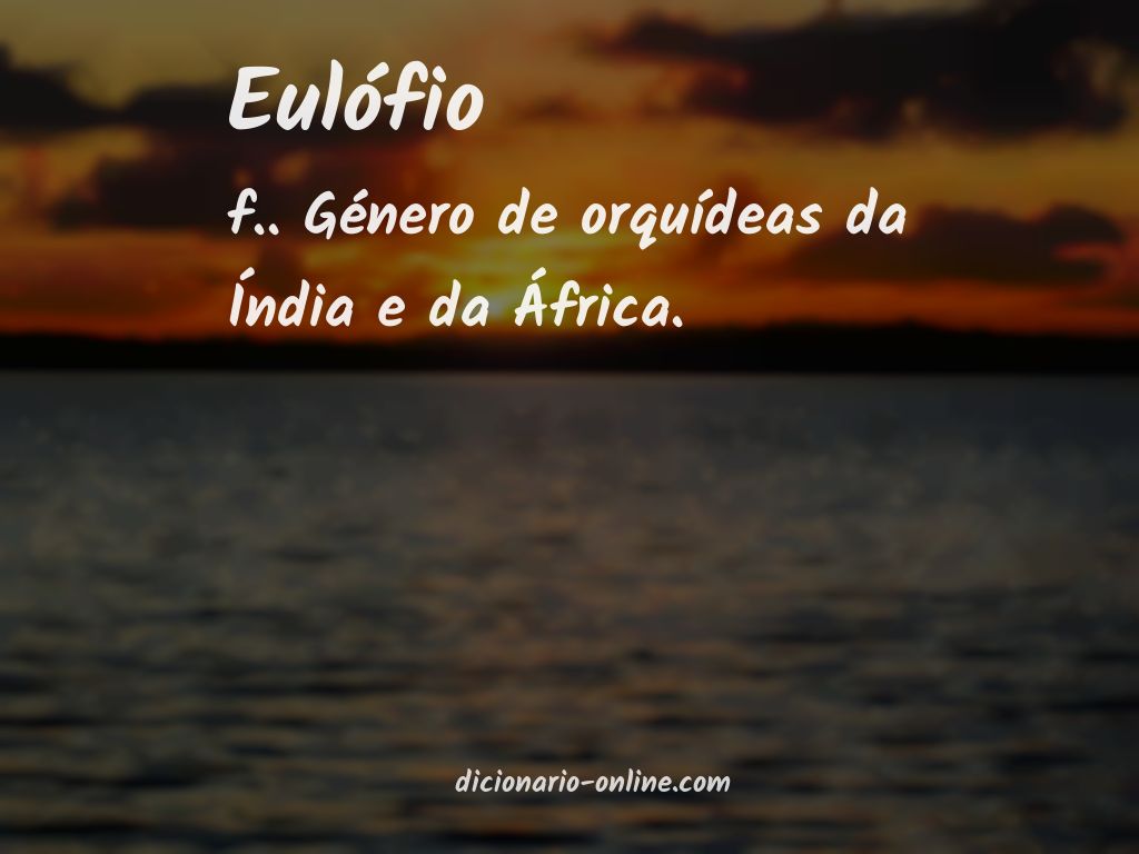 Significado de eulófio