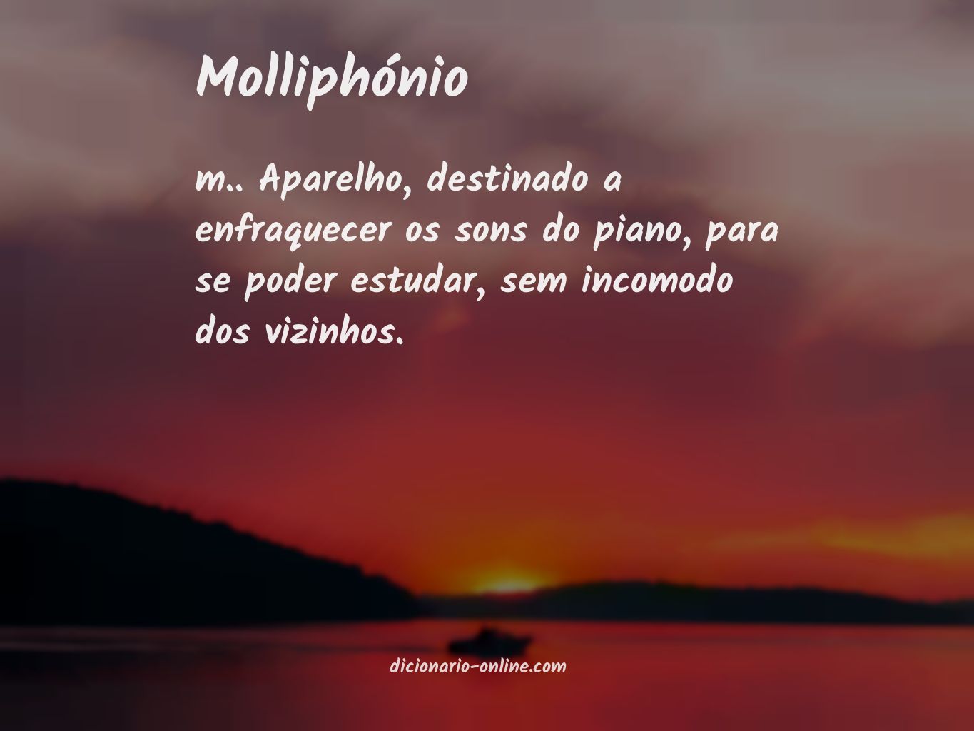 Significado de molliphónio