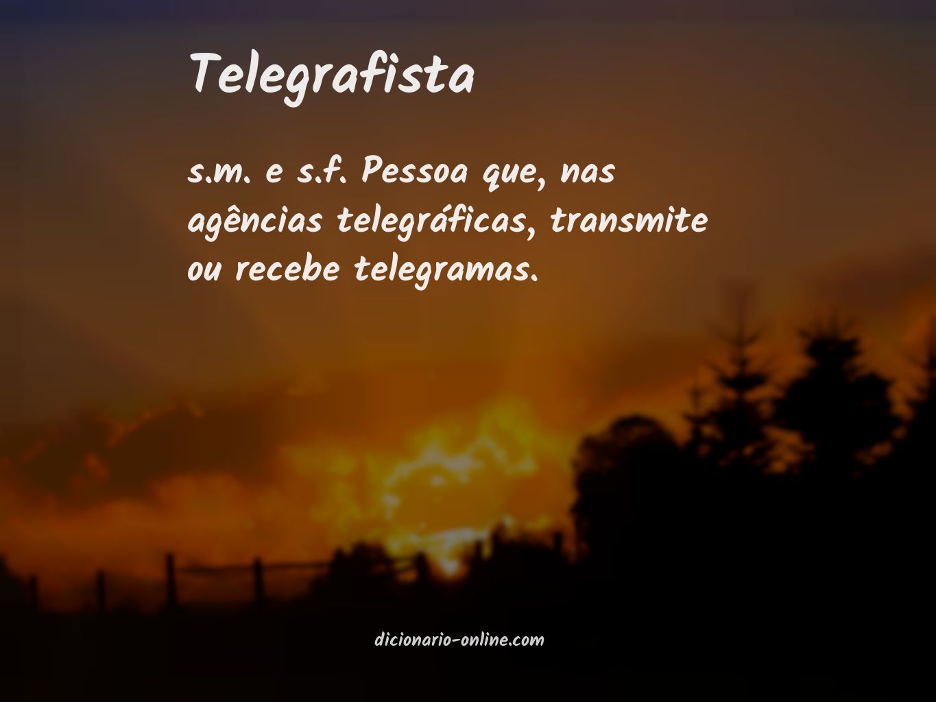 Significado de telegrafista