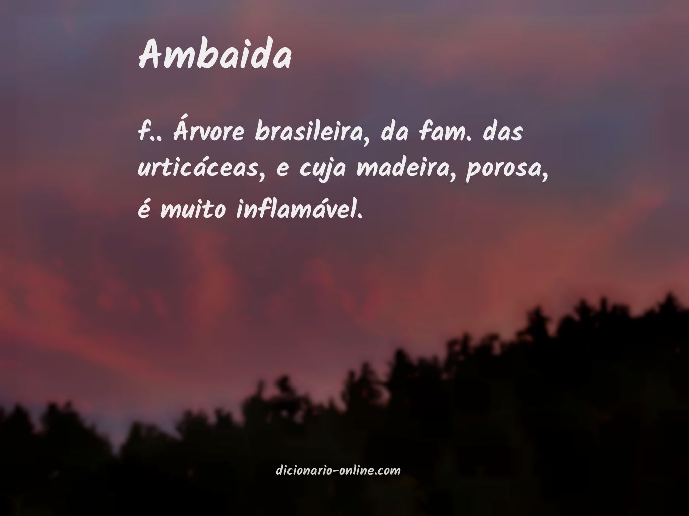 Significado de ambaida