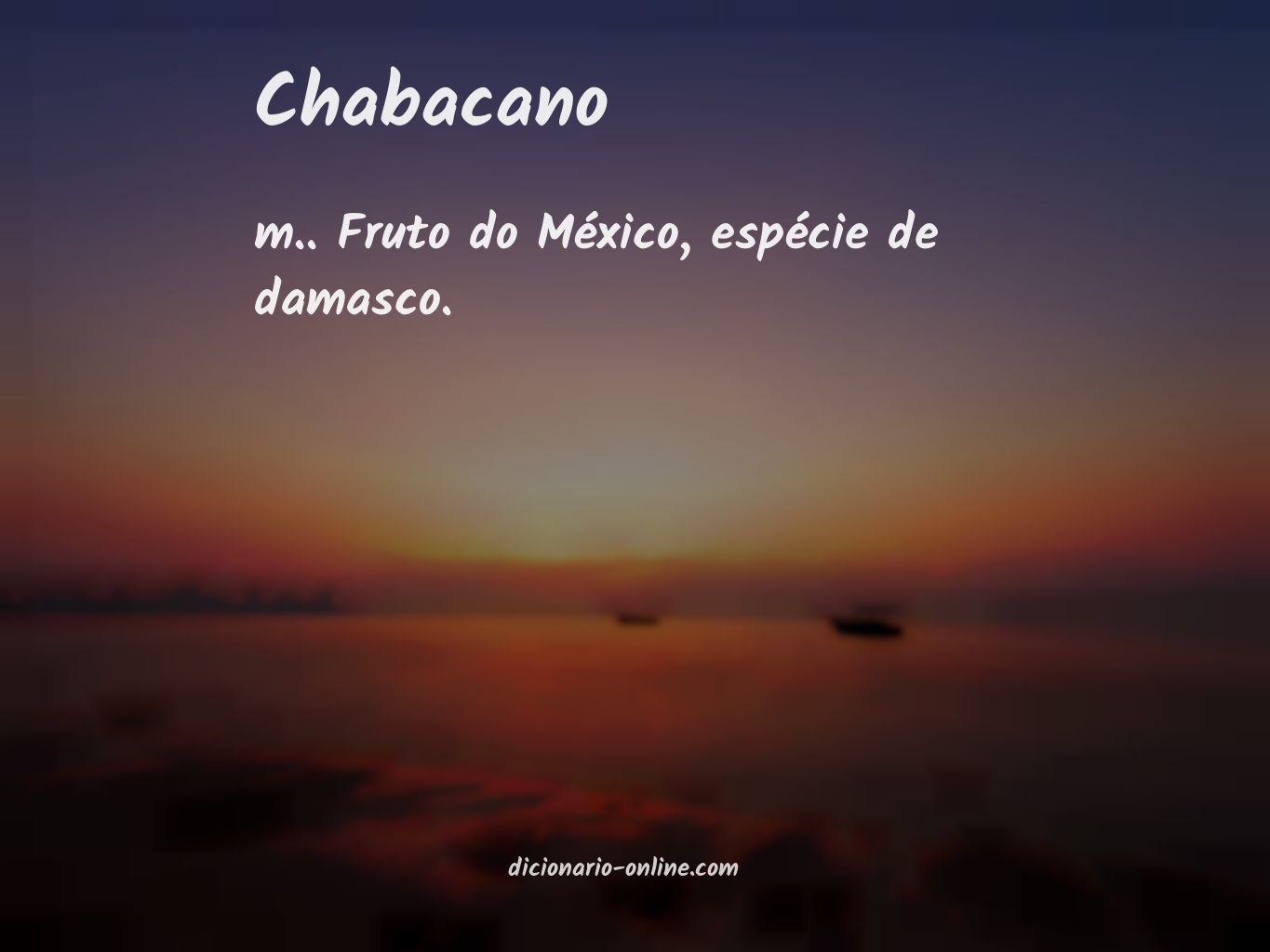 Significado de chabacano