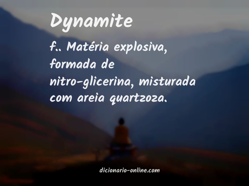 Significado de dynamite