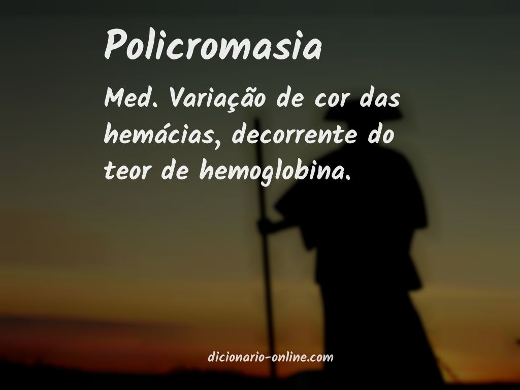 Significado de policromasia