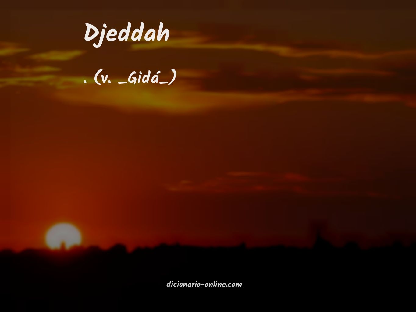 Significado de djeddah