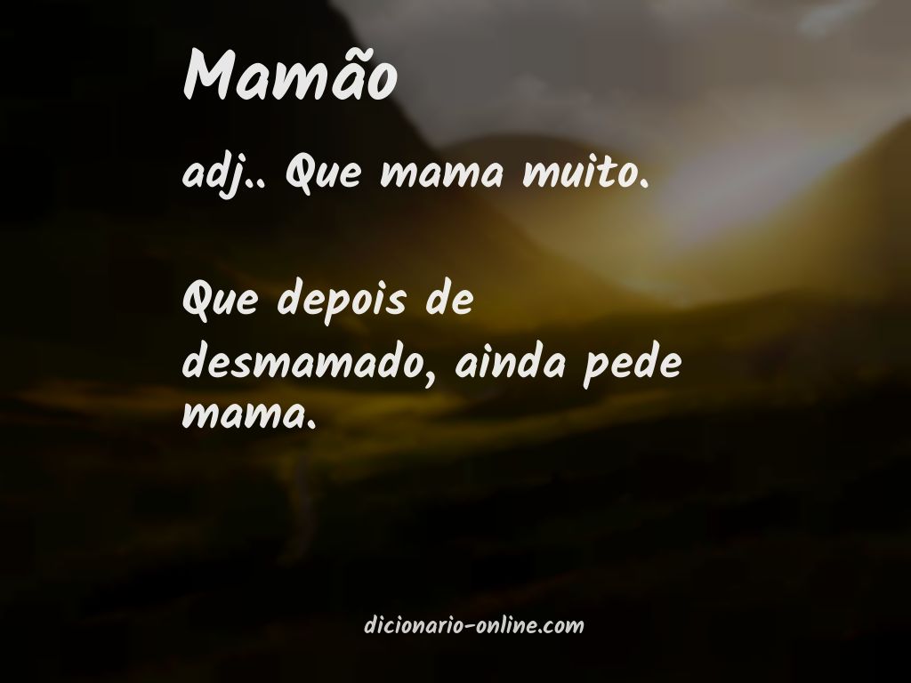 Significado de mamão