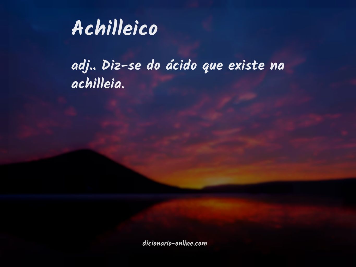 Significado de achilleico