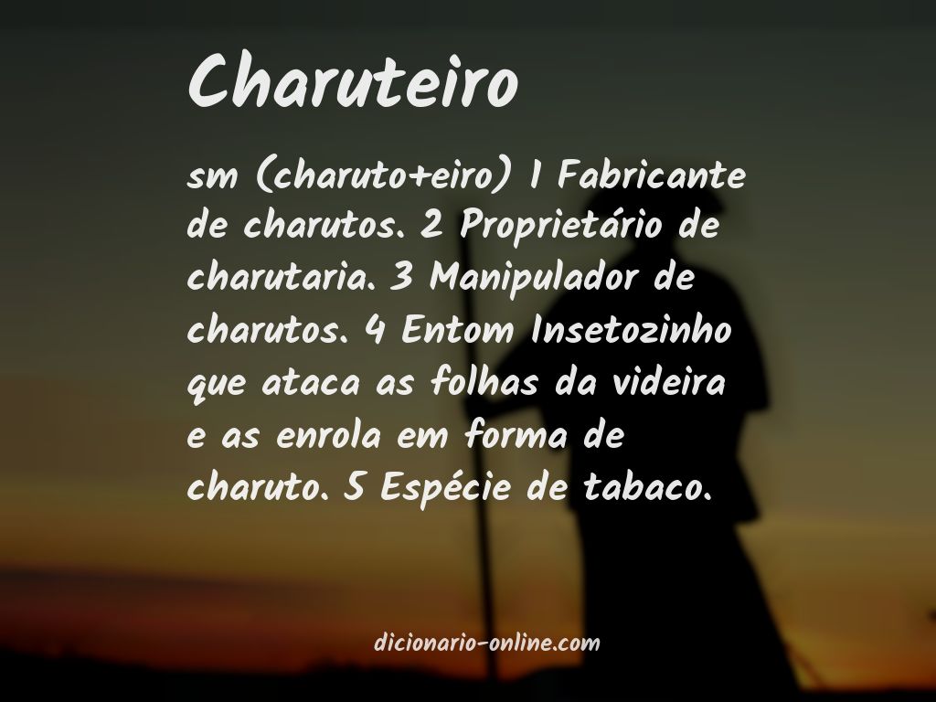 Significado de charuteiro