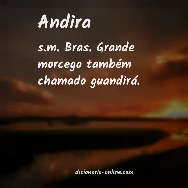Significado de andira