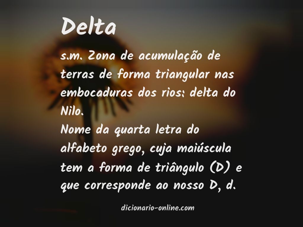 Significado de delta