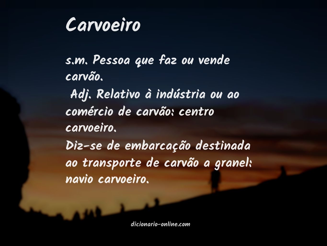 Significado de carvoeiro