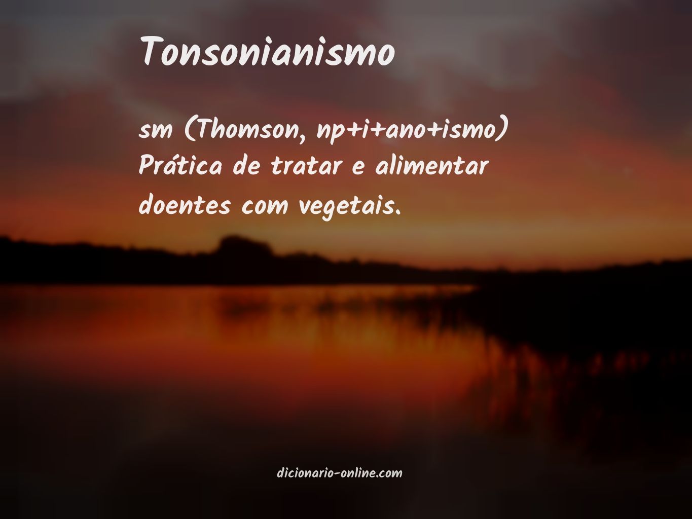 Significado de tonsonianismo