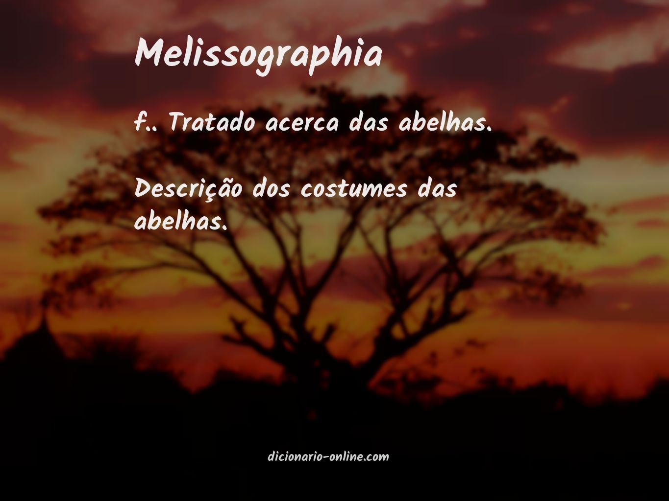 Significado de melissographia