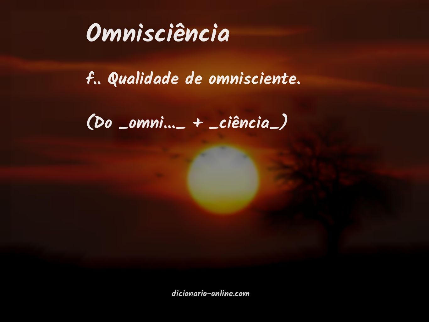 Significado de omnisciência