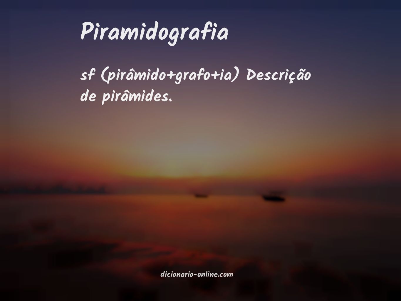 Significado de piramidografia