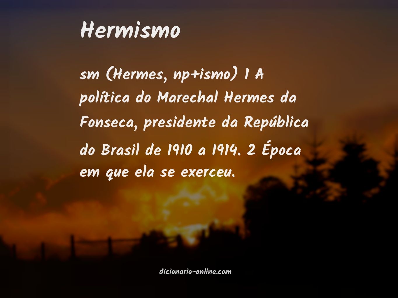 Significado de hermismo