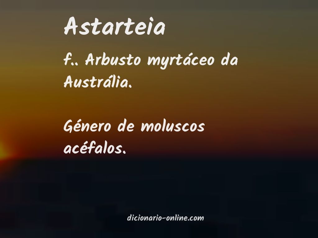 Significado de astarteia