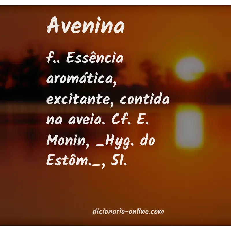 Significado de avenina