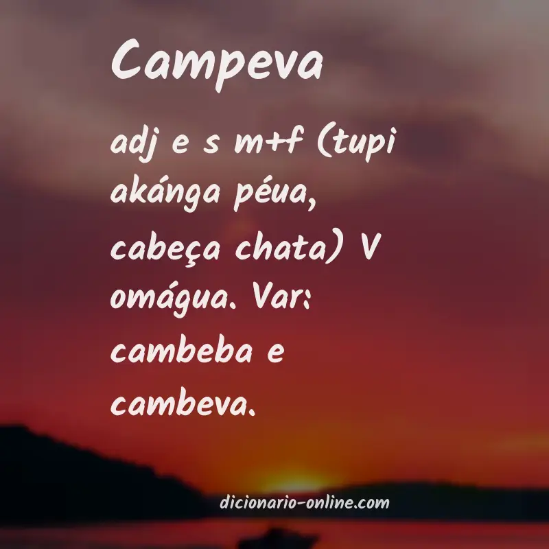 Significado de campeva