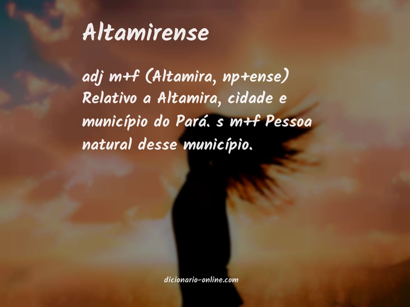 Significado de altamirense