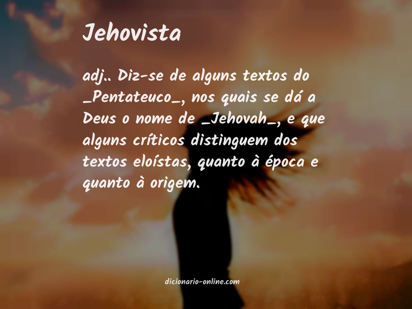 Significado de jehovista