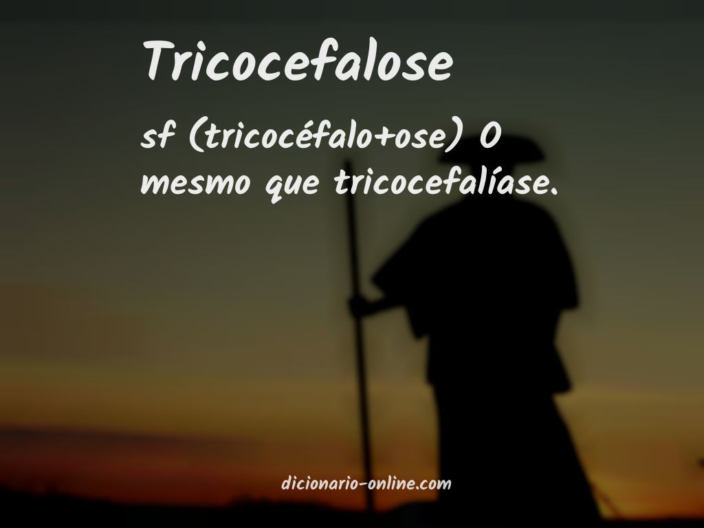 Significado de tricocefalose