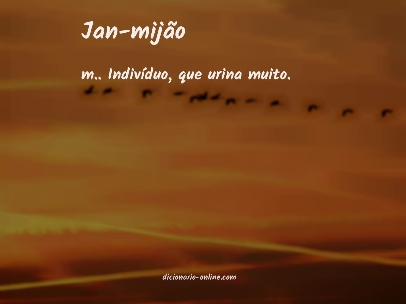 Significado de jan-mijão