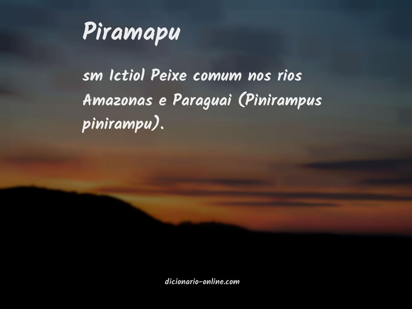 Significado de piramapu